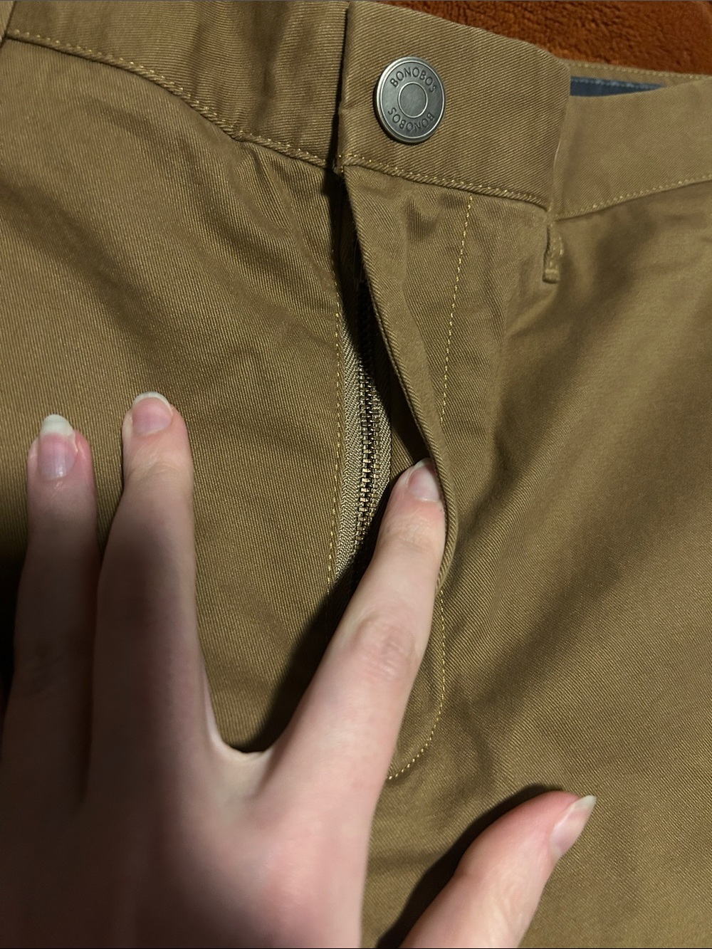 Men’s Bonobos 11 inch Inseam Chino Shorts in Brown | Size 33 - Picture 2 of 5